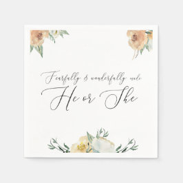 Servilleta De Papel Temeroso y maravillosamente género revelan la serv