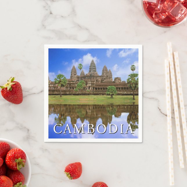 Servilleta De Papel Templo Angkor Wat | Kampuchea, Camboya (In situ)