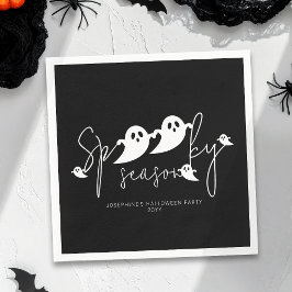 Servilleta De Papel Temporada de fantasía Épocas blancas animan Hallow