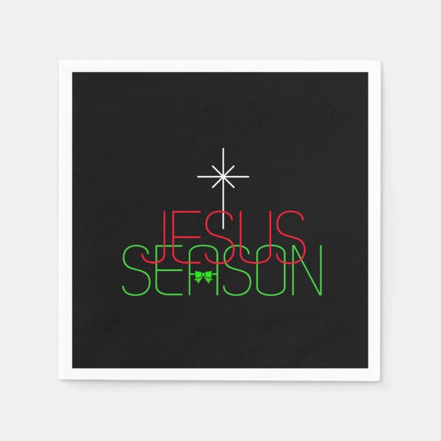 Servilleta De Papel Temporada de Jesús (Anverso)