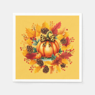 Servilleta De Papel temporada de otoño otoño estaciones calabaza día d