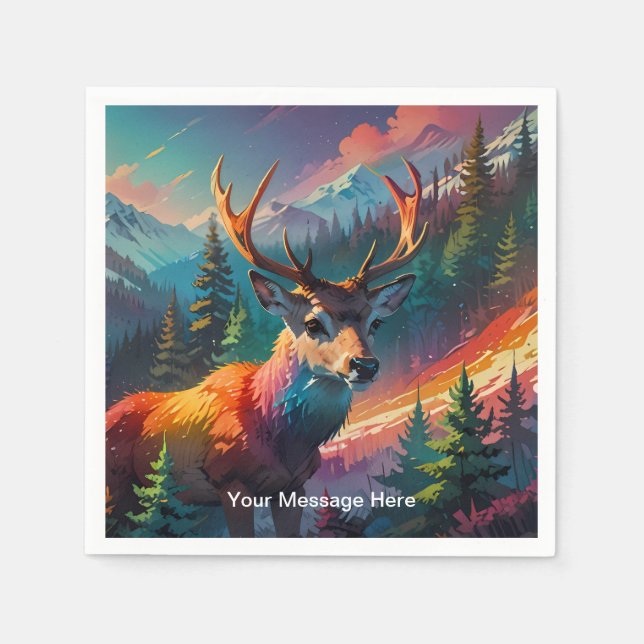 Servilleta De Papel Temporada navideña de invierno de navidades Wonder (Anverso)