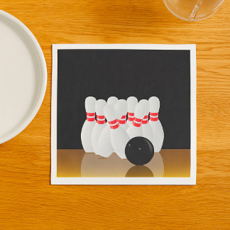 Servilleta De Papel Ten Pin Bowling Strike