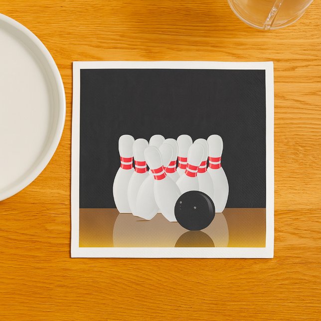 Servilleta De Papel Ten Pin Bowling Strike (Subido por el creador)
