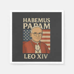Servilleta De Papel Tenemos un papa Papa León XIV Iglesia Cristiana 