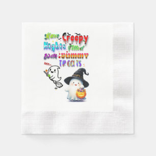 Servilleta De Papel Tener noches espeluznantes llenas de deliciosos du