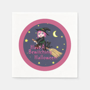 Servilleta De Papel ¡Tenga un Halloween Bewitching!