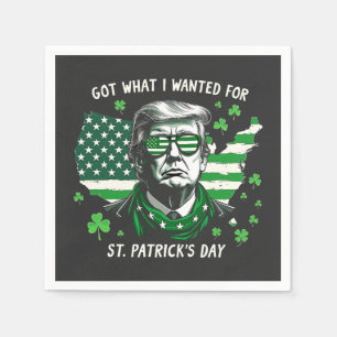 Servilleta De Papel Tengo lo que quería para el Día de San Patricio, T