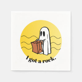 Servilleta De Papel Tengo una Halloween de Rock
