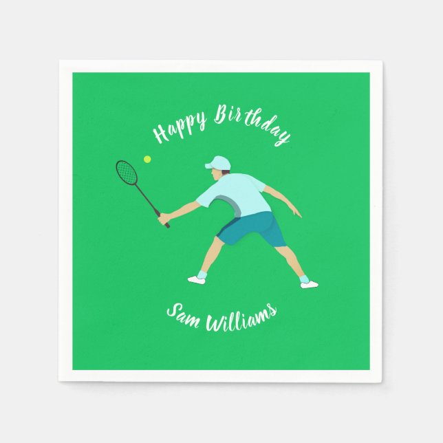 Servilleta De Papel Tenis (Anverso)