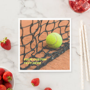 Servilleta De Papel Tenis de texto personalizado