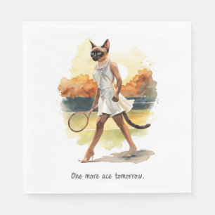 Servilleta De Papel Tenis es gracioso decir para los amantes del gato