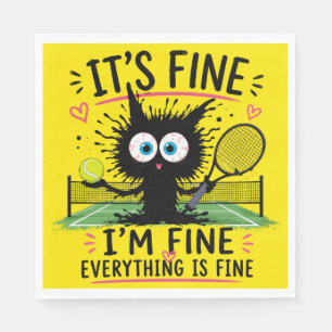 Servilleta De Papel Tenis Estoy bien todo está bien divertido