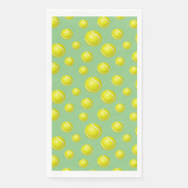 Servilleta De Papel Tennis Balls Diseño Toalla Invitada