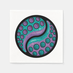 Servilleta De Papel Tentacle Yin Yang
