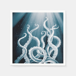 Servilleta De Papel Tentacles Galaxia Blue Moon Rays