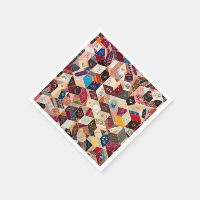 Servilleta De Papel Tentempiés de cócteles de la Antigüedad (Borde)