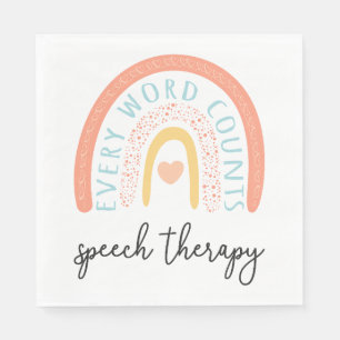 Servilleta De Papel Terapia del habla II - Cada palabra cuenta