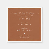 Terracota Nuestra Historia de Amor Script Boda