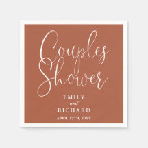 Terracotta Elegant Couples Bridal Weddal Shower