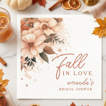 Terracotta Floral Otoño Enamorarse Nupcial