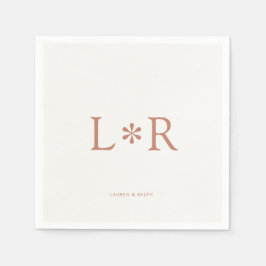 Servilleta De Papel Terracotta & Ivory | Stylish Modern