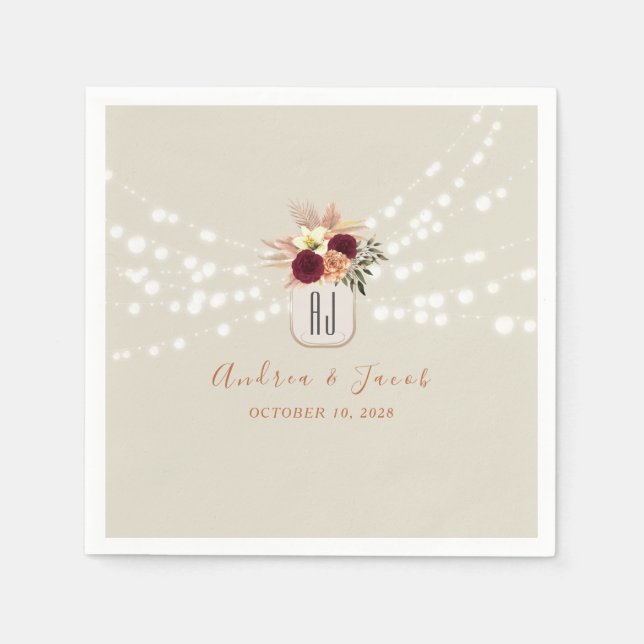 Servilleta De Papel Terracotta Napkins (Anverso)