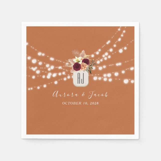 Servilleta De Papel Terracotta Napkins (Anverso)