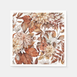 Servilleta De Papel Terracotta Otoño Papel de boda otoño Napkin