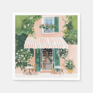 Servilleta De Papel Terraza tranquila en Roma