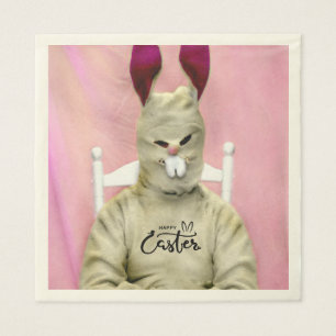 Servilleta De Papel Terrible conejo de Pascua