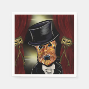 SERVILLETA DE PAPEL TERRIER AIREDALE  