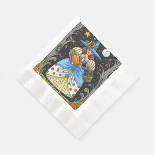 SERVILLETA DE PAPEL TESTIGO DE ARTE FOLLAR EN MADERA ESCUCHADA, GATO N