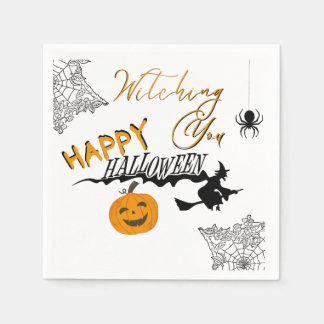 Servilleta De Papel Testigo feliz fiesta de Halloween