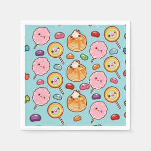 Servilleta De Papel Tetas dulces Kawaii