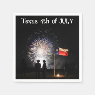 Servilleta De Papel Texas 4th of July Paper Party Napkins