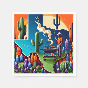 Servilleta De Papel Texas BBQ Fiesta 1