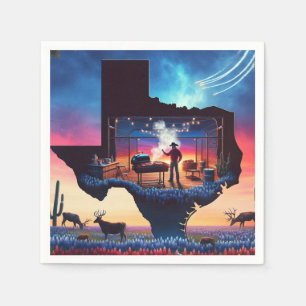 Servilleta De Papel Texas BBQ Fiesta 3