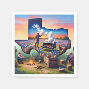 Servilleta De Papel Texas BBQ Fiesta 4