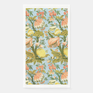 Servilleta De Papel Textil Clásico Barroco Floral Frutas Damask