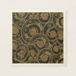 Servilleta De Papel Textil francés de los años 1940