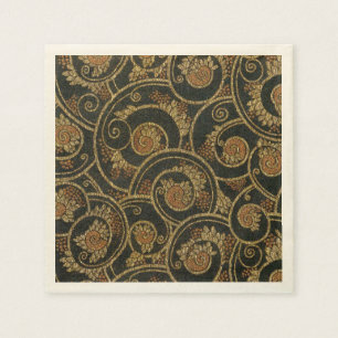 Servilleta De Papel Textil francés de los años 1940