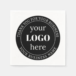 Servilleta De Papel Texto editable y su logotipo u otro diseño