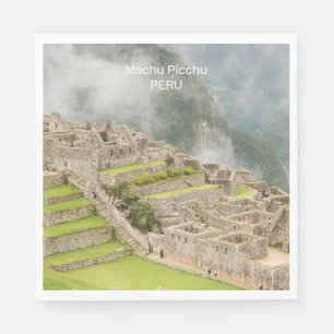 Servilleta De Papel Texto personalizado Perú Machu Picchu