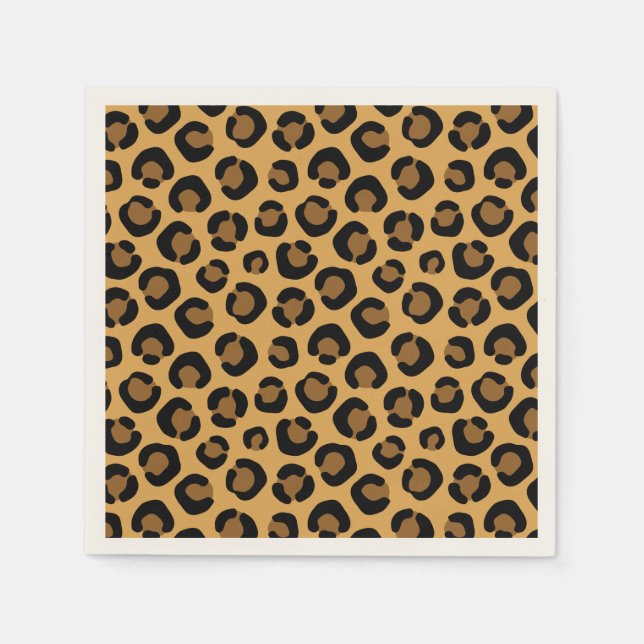 Servilleta De Papel Textura animal personalizado (Anverso)