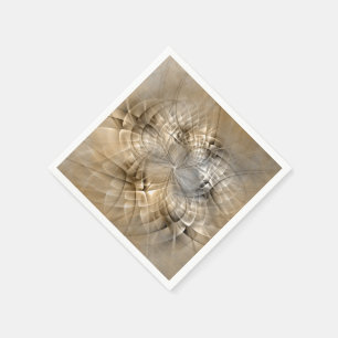 Servilleta De Papel Textura de arte fractal moderno abstracto tonos te