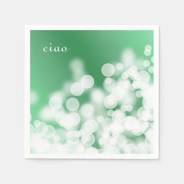 Servilleta De Papel textura de estilo bokeh. texto. (Anverso)