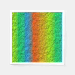 SERVILLETA DE PAPEL TEXTURA DE RAINBOW STRIPES