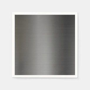 Servilleta De Papel Textura metálica de plata realista