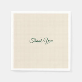 Servilleta De Papel Thank You Paper Napkins